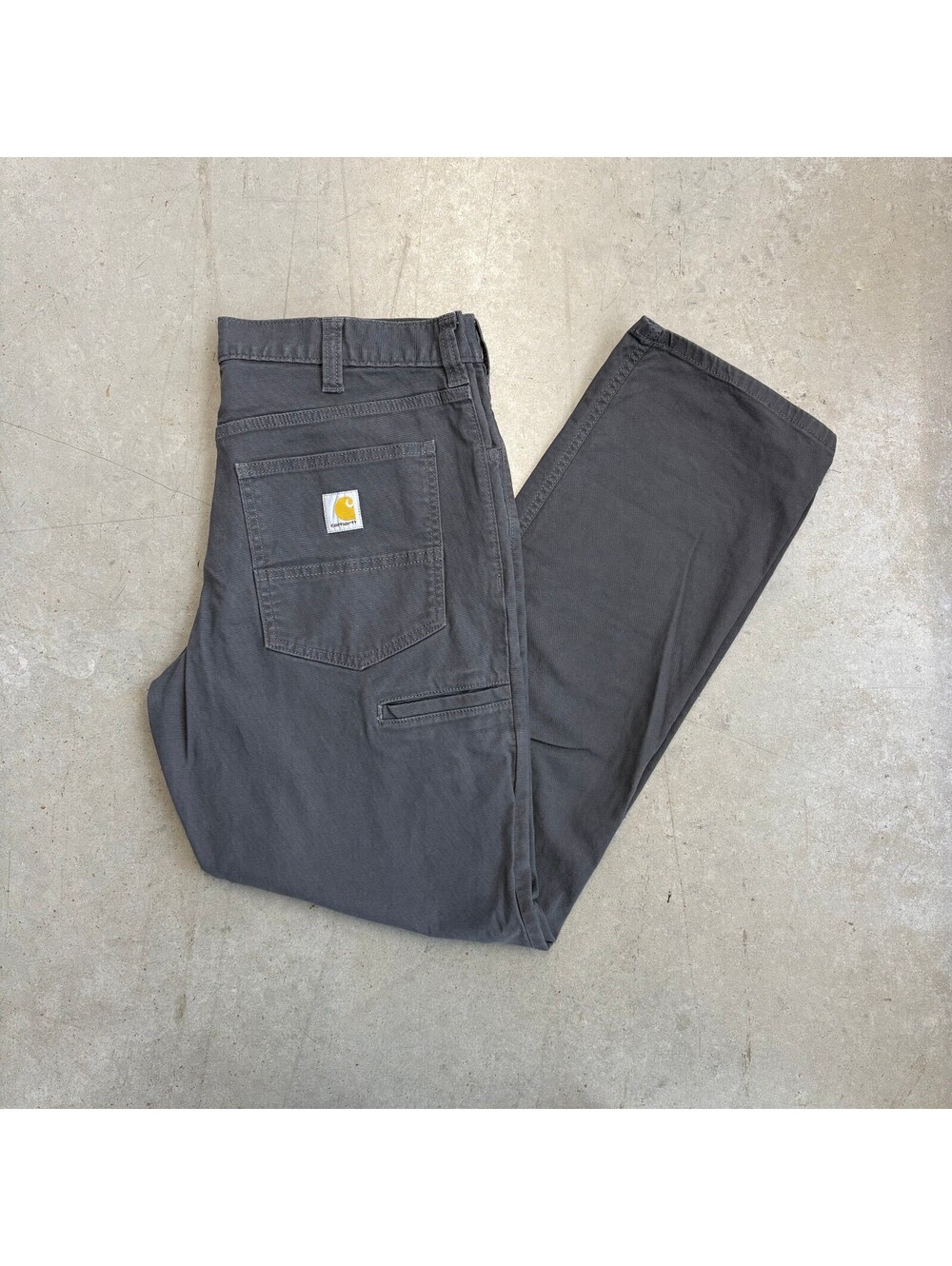 Vintage 2000s Carhartt Gray Carpenter Pants Size 34